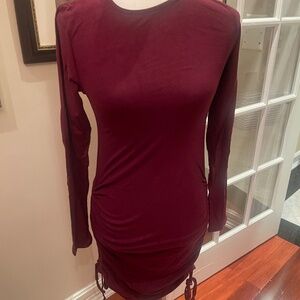 NWT Ruched Stretch Bodycon Mini in S
